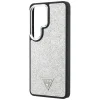 Samsung Galaxy S26 Ultra Guess Fixed Glitter Triangle MagSafe tok, ezüst thumbnail