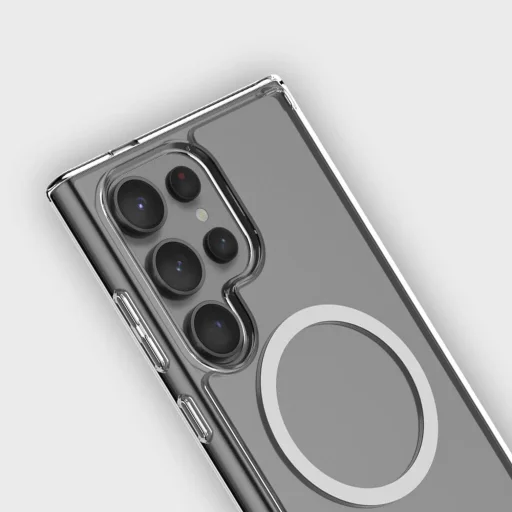 Blueo - Crystal+ Anti-Drop séria MagSafe - Samsung Galaxy S26 Ultra - Priehľadné puzdro - 5