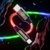 Blavec Kábel Neon - USB na USB-C - QC 3.0 60W 3A 1 meter (CNE-UC3L1) svietiaci RGB thumbnail