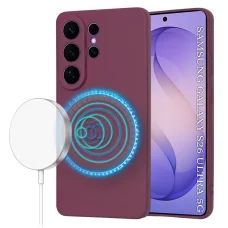 Samsung Galaxy S26 Ultra Techsuit SoftFlex MagSafe slivkovo červené puzdro