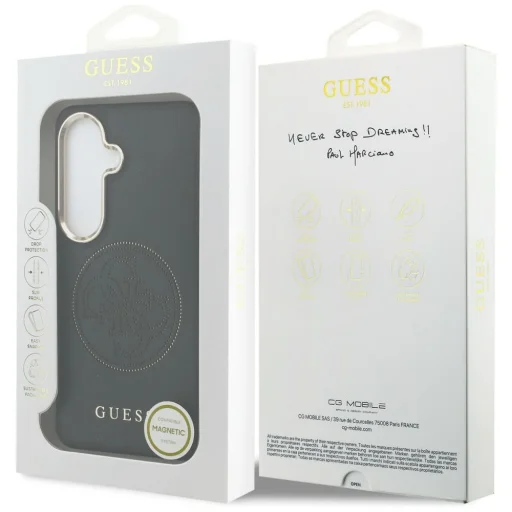 Samsung Galaxy S26 Guess Perforované Logo MagSafe obal čierny - 8