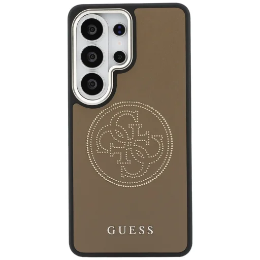 Samsung Galaxy S26 Ultra Guess Perforované logo MagSafe hnedé puzdro - 3
