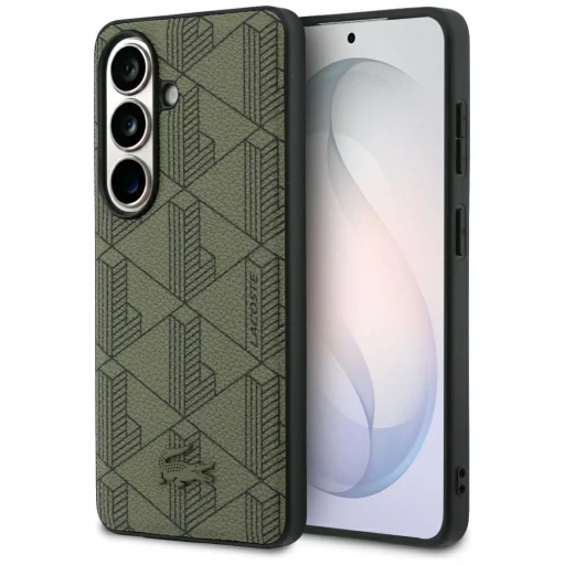 Samsung Galaxy S26 Lacoste PVC Monogram The Blend MagSafe puzdro khaki - 1