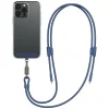 ENERGEA Lasso Lanyard USB-C Nabíjací kábel - USB-C 1.5m 240W Modrý thumbnail