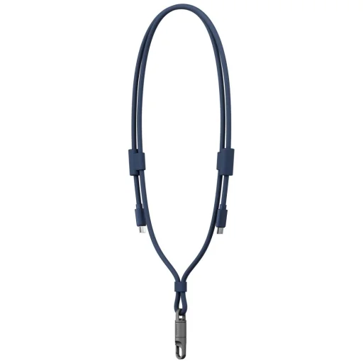 ENERGEA Lasso Lanyard USB-C Nabíjací kábel - USB-C 1.5m 240W Modrý - 4