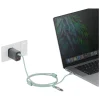 ENERGEA Lasso Lanyard kábel USB-C, telefónna retiazka – USB-C, 1.5 m, 240 W, šalviová thumbnail