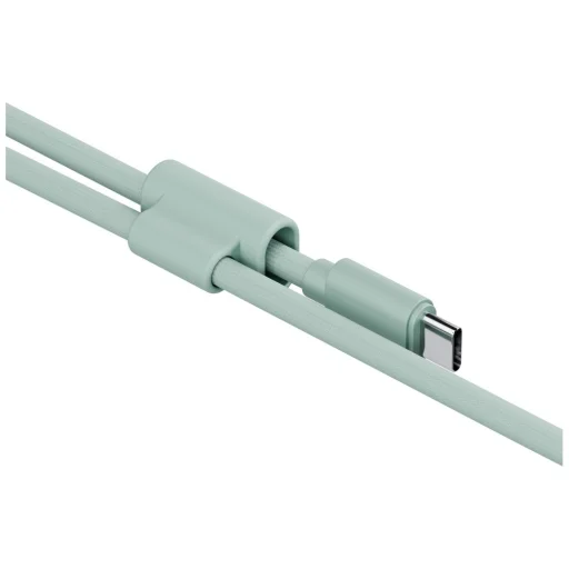 ENERGEA Lasso Lanyard kábel USB-C, telefónna retiazka – USB-C, 1.5 m, 240 W, šalviová - 3