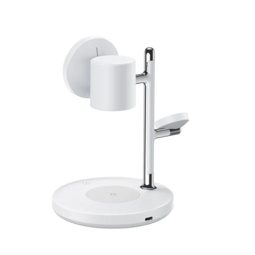 Joyroom JR-W23 Qi2 4 v 1 Bezdrôtová nabíjacia stanica – Biela - 6