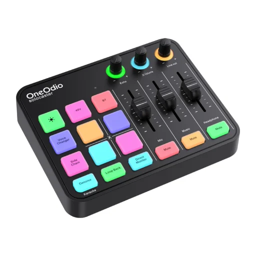 OneOdio Solocaster Mixpult a Zvuková karta - 2