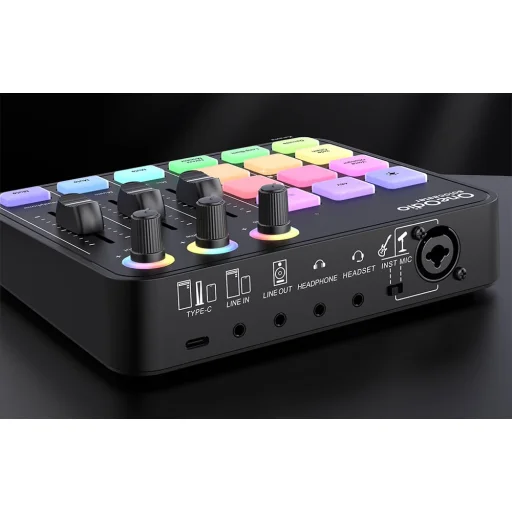 OneOdio Solocaster Mixpult a Zvuková karta - 7