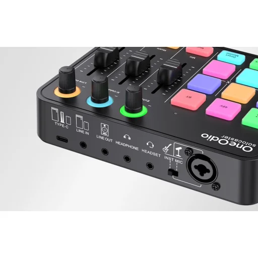 OneOdio Solocaster Mixpult a Zvuková karta - 14