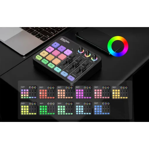 OneOdio Solocaster Mixpult a Zvuková karta - 16