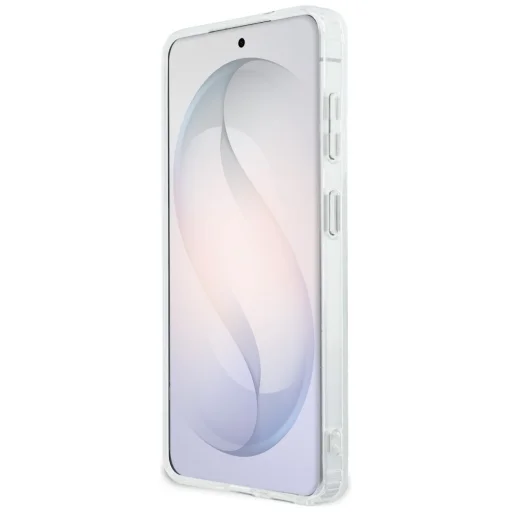 Samsung Galaxy S26 Nárazuvzdorné Matné Zlaté Logo MagSafe Puzdro – biele - 5