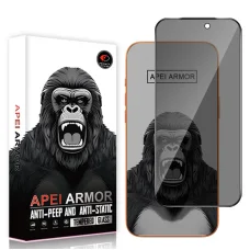 iPhone 17 Pro Max betekintés gátló üvegfólia Prémium Apei Armor Privacy