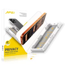 iPhone 17 privátne ochranné sklo Prémiové Apei MagicBox Armor Privacy