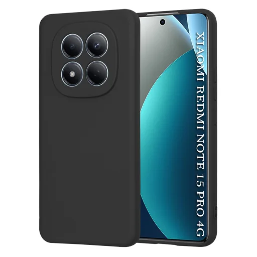 Techsuit - SoftFlex - Xiaomi Redmi Note 15 Pro 4G - Čierny obal - 1
