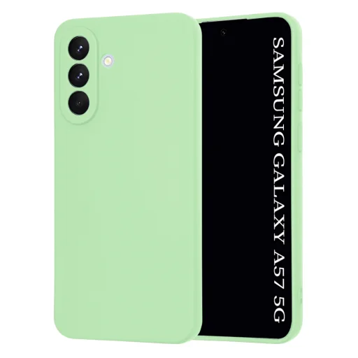 Techsuit - SoftFlex - Samsung Galaxy A57 5G - Svetlozelené puzdro - 1
