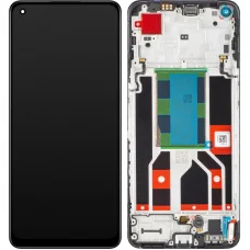Oppo Reno8 LCD displej modul, čierne tvrdené sklo