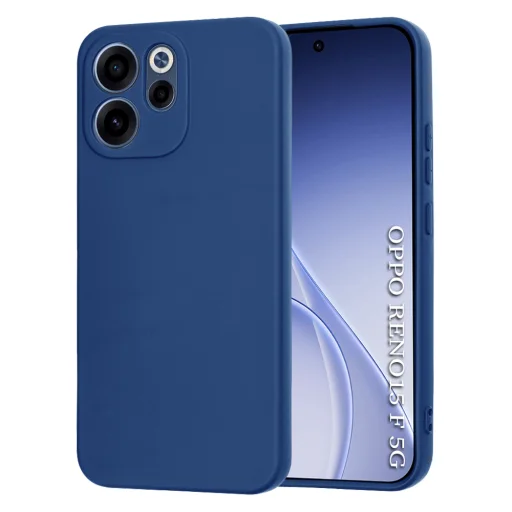 Techsuit - SoftFlex - Oppo Reno 15F / Reno 15FS 5G - Tmavomodré puzdro - 1