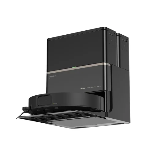 Deerma - Robotporszívó és felmosó (X80 Ultra) - 23.000Pa, 360° LiDAR lézeres navigáció, hangvezérlés - Fekete - 3