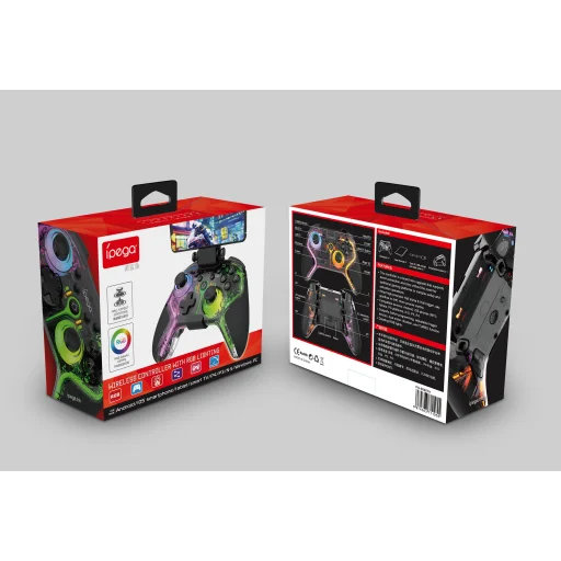 iPega 9666TH Bluetooth RGB Gamepad pre Android/iOS/PS3/PS4/PC/N-Switch Čierny - 5