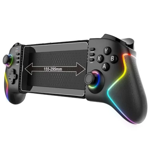iPega 9122 Bezdrôtový RGB Herný ovládač Android/iOS/PS3/PS4/PC Čierny - 6