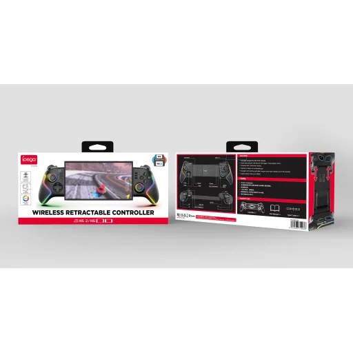 iPega SW2123 Bezdrôtový RGB Herný ovládač pre Nintendo Switch/Nintendo Switch 2 Čierny - 5