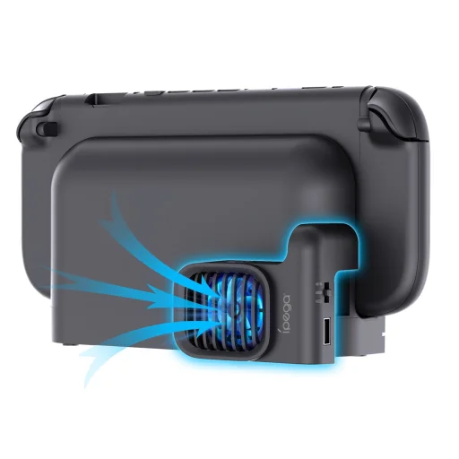 iPega SW2206 chladiaci ventilátor pre nabíjaciu stanicu Nintendo Switch 2 - čierny - 4