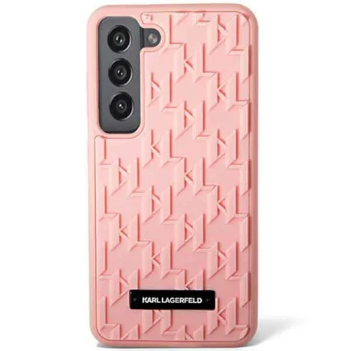 Samsung Galaxy S23 3D Monogram rózsaszín tok - 2
