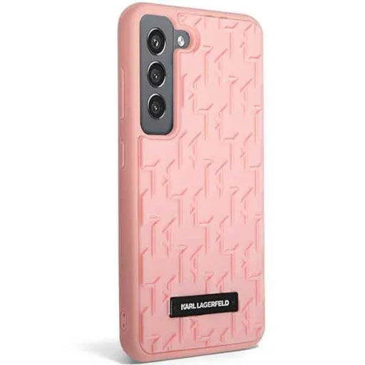 Samsung Galaxy S23 3D Monogram rózsaszín tok - 3