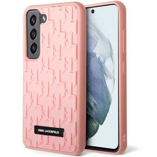 Samsung Galaxy S23 3D Monogram rózsaszín tok - 1
