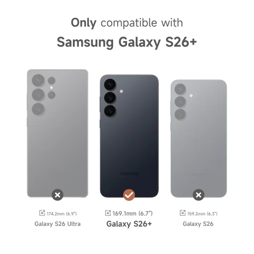 Samsung Galaxy S26+ PLUS SURITCH Magsafe puzdro s vyklápacím stojanom, čierne, odolné voči nárazom - 6