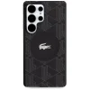 Samsung Galaxy S25 Ultra Lacoste Monogram ezüst krokodil logóval MagSafe tok fekete thumbnail