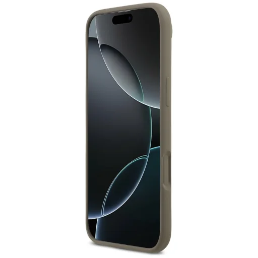 iPhone 17 Air Guess Silicone Big 4G Script hnedé puzdro - 5