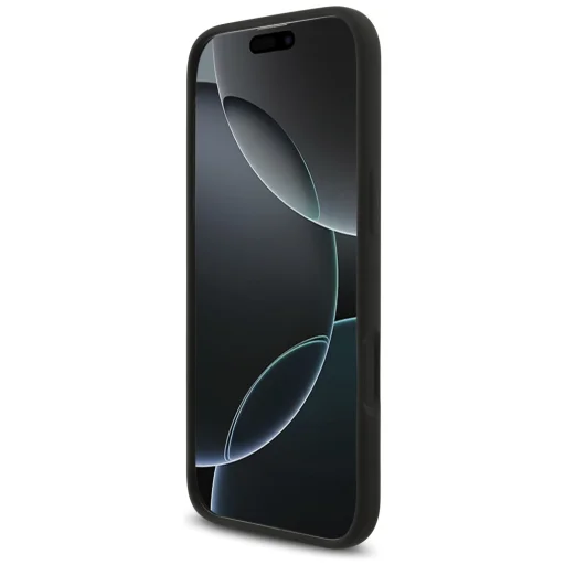 Guess Silicone Big 4G Script čierny kryt pre iPhone Air - 5