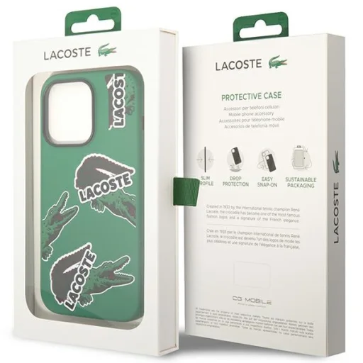 iPhone 14 Pro Lacoste LCHCP14LSON zöld tok - 8