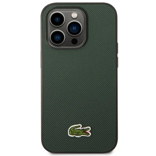 iPhone 14 Pro Max Lacoste Iconic Petit Pique zelený kryt - 3
