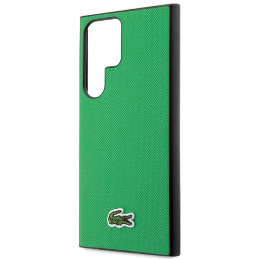Samsung Galaxy S23 Ultra zöld tok Lacoste Iconic Petit Pique mintával - 6