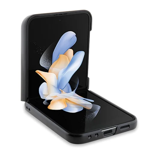 Samsung Galaxy Z Flip5 F731 fekete tok Iconic Petit Pique mintával - 4