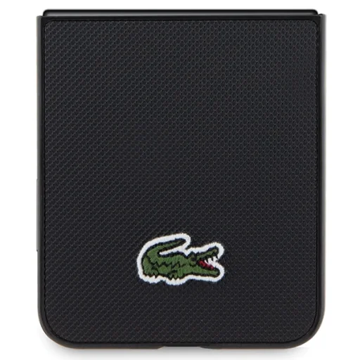 Samsung Galaxy Z Flip5 F731 fekete tok Iconic Petit Pique mintával - 5