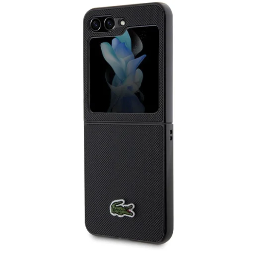 Samsung Galaxy Z Flip5 F731 fekete tok Iconic Petit Pique mintával - 6