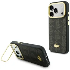 iPhone 17 Pro Lacoste PVC Blend Stand puzdro hnedé
