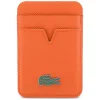 Lacoste Petit Pique puzdro na karty MagSafe - oranžové thumbnail