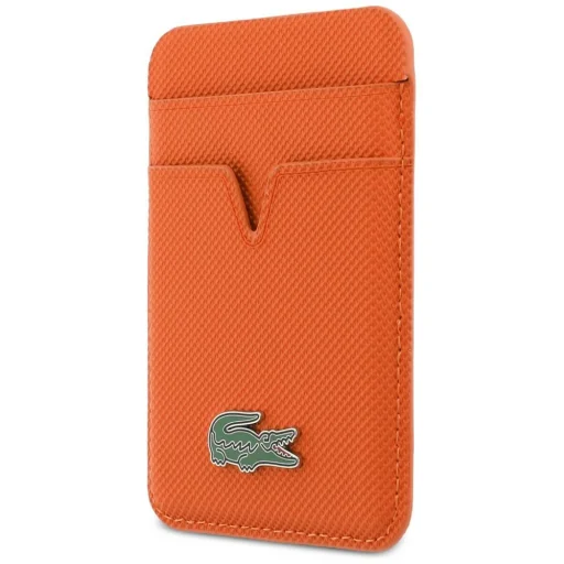 Lacoste Petit Pique puzdro na karty MagSafe - oranžové - 1
