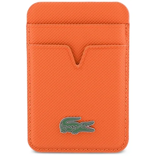 Lacoste Petit Pique puzdro na karty MagSafe - oranžové - 2
