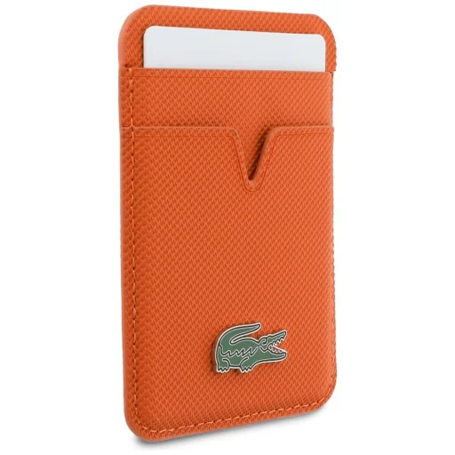 Lacoste Petit Pique puzdro na karty MagSafe - oranžové - 3
