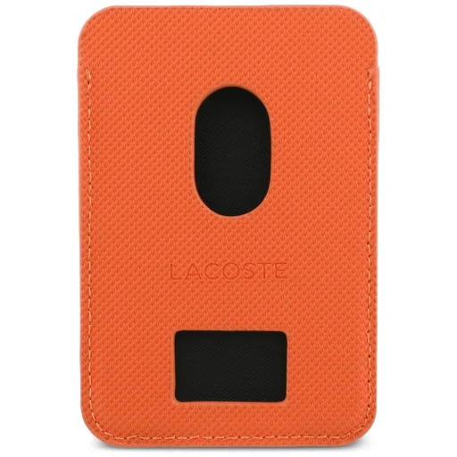 Lacoste Petit Pique puzdro na karty MagSafe - oranžové - 4
