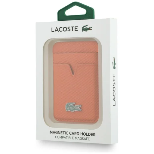 Lacoste Petit Pique puzdro na karty MagSafe - oranžové - 5