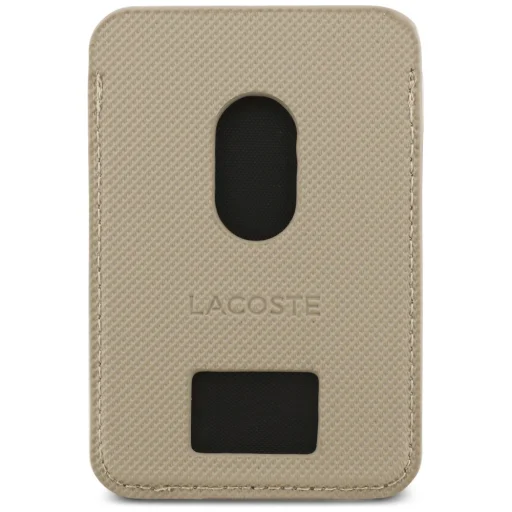 Lacoste Petit Pique peňaženka MagSafe taupe - 3