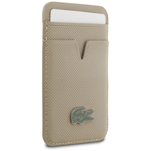 Lacoste Petit Pique peňaženka MagSafe taupe - 4